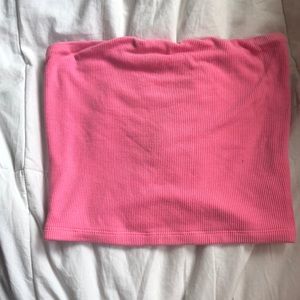 Pink tube top